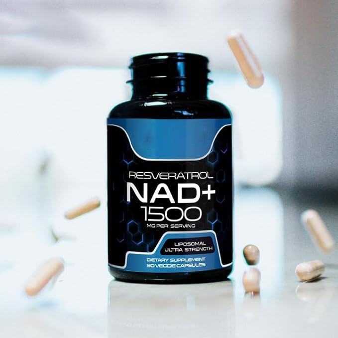 1500mg Liposomal NAD+ Capsules – Advanced Anti-Aging & Cellular Support – 60 Capsules